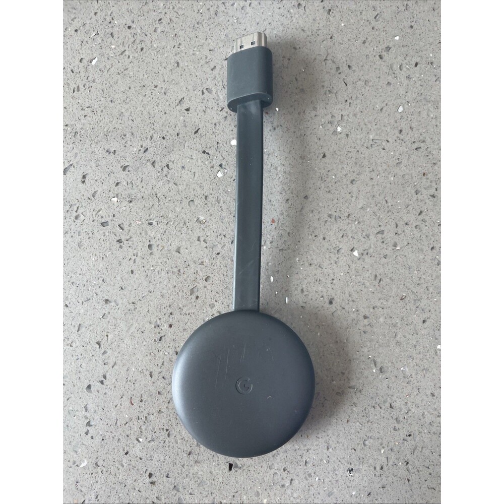 Google Chromecast 3rd Gen NC2-6A5 HDMI 1080p NO POWER ADAPTER SUPPLY Included
